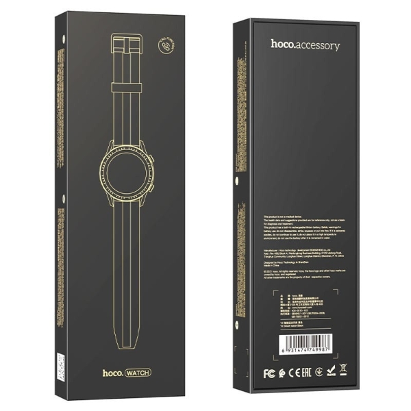Smart Watch HOCO Y2 Pro Negro - Imagen 3