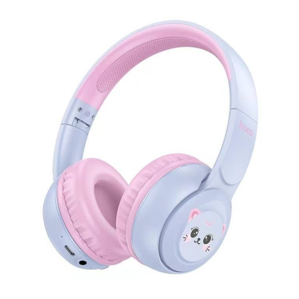 Audífonos Inalámbrico HOCO W60 Celeste/Rosa Infantil