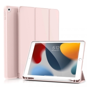 Smart Cover Ipad 10.2" Ranura Apple Pencil (iPad 7/8/9 y iPad Pro 10.5") Rosado
