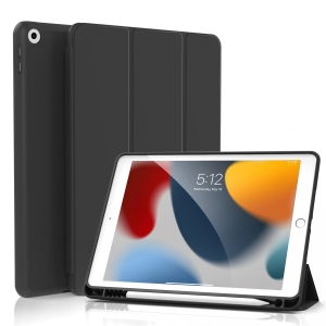 Smart Cover Ipad 10.2" Ranura Apple Pencil (iPad 7/8/9 y iPad Pro 10.5") Negro