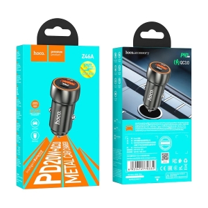 Cargador Vehículo HOCO Z46 20W QC3.0 + PD