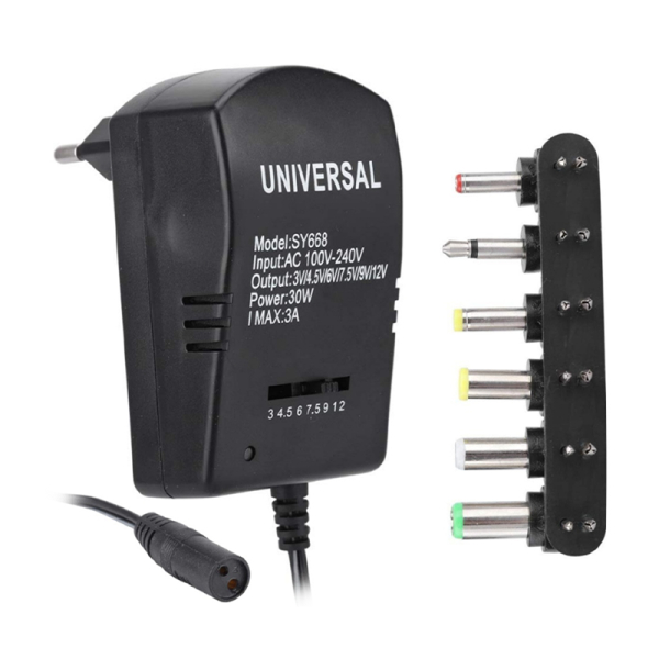 Cargador Universal 30W 6 plugs 3-12V - Imagen 2