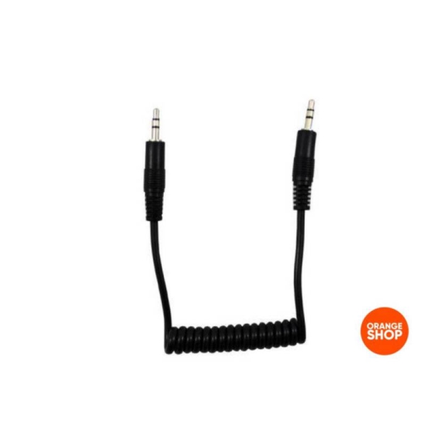 Cable Auxiliar Ultra Stereo Espiral 0.70Mts. 3.5mm a 3.5mm - Imagen 3