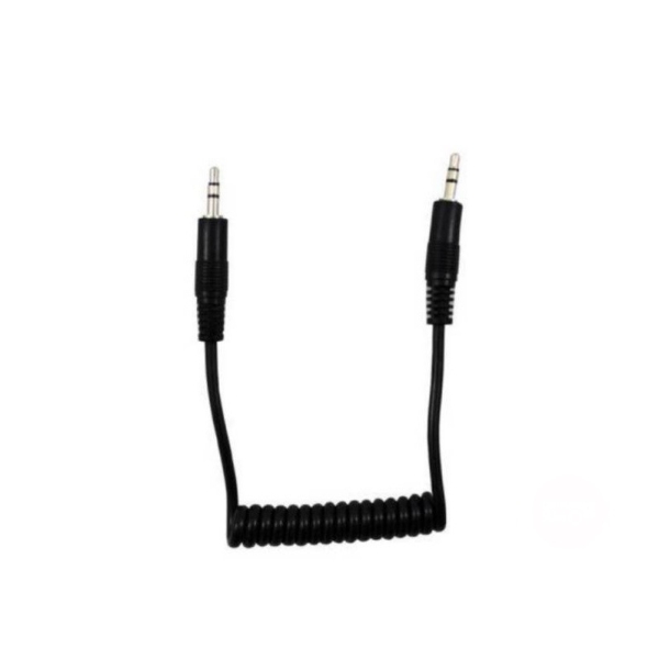 Cable Auxiliar Ultra Stereo Espiral 0.70Mts. 3.5mm a 3.5mm