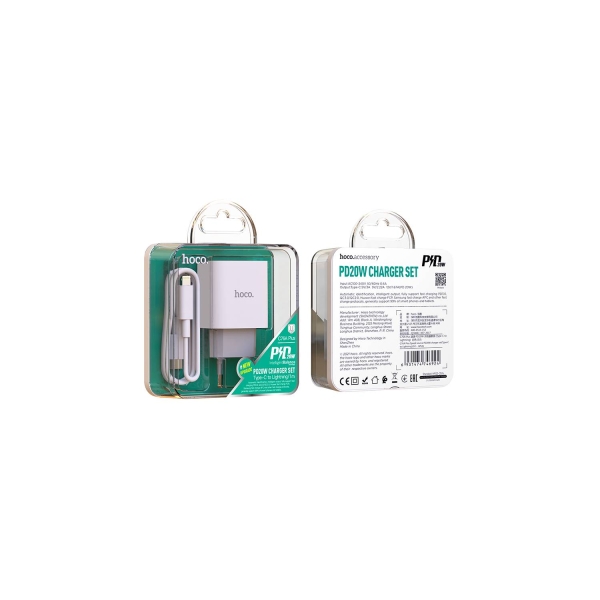 Cargador HOCO C76A Plus 20W Output C P/Apple