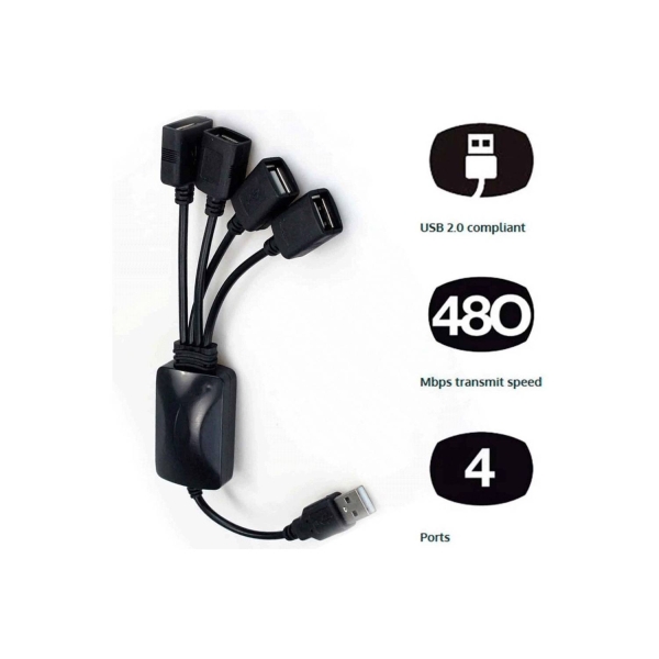 Hub USB Xtech 4x1 - Imagen 2