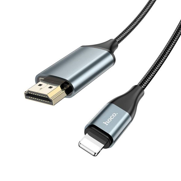 Cable Adaptador HDMI a Lightning HD 2mts. HOCO UA15 - Imagen 2