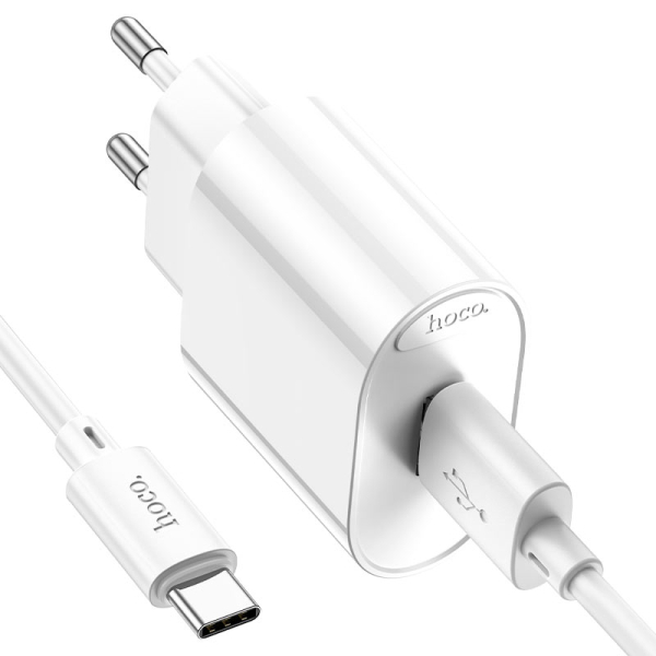 Cargador Hoco C109A 18W + Cable Tipo C QC3.0 - Imagen 4