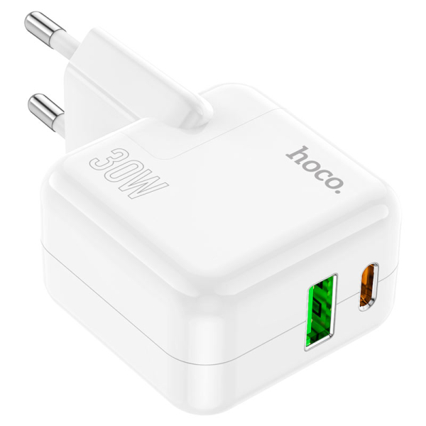 Cargador HOCO 30W C111A PD + USB C Output - Imagen 2