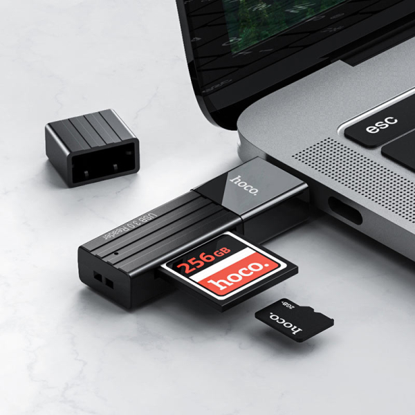 Lector de Tarjetas SD/MicroSD USB 2.0 HOCO HB20 - Imagen 4