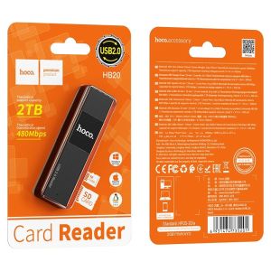 Lector de Tarjetas SD/MicroSD USB 2.0 HOCO HB20