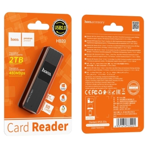 Lector de Tarjetas SD/MicroSD USB 2.0 HOCO HB20