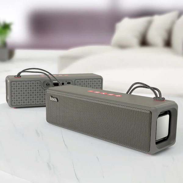 Parlante Inalámbrico HOCO HC3 Gris (FM/USB/Micro SD/BT/MIC) - Imagen 4