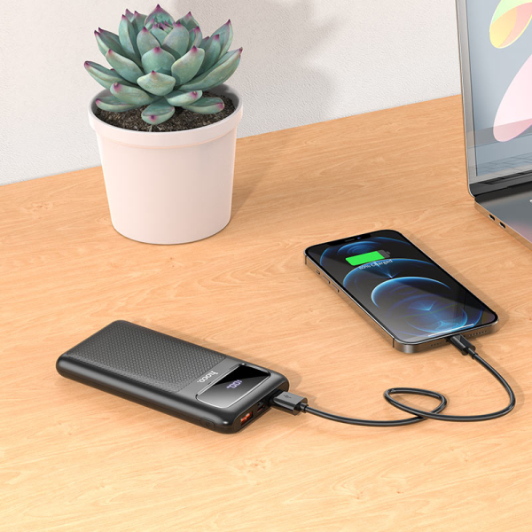 Power Bank 10000mAh Hoco J81 Carga Rápida Negro - Imagen 4