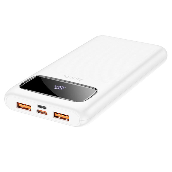 Power Bank 10000mAh Hoco J81 Carga Rápida Blanco - Imagen 3