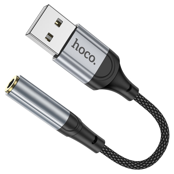 Adaptador HOCO LS36 Jack 3.5 - USB A (Tarjeta de Sonido USB) - Imagen 3