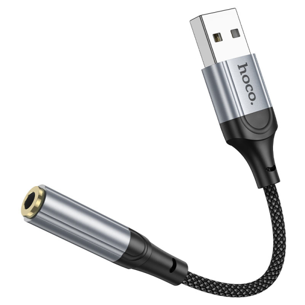 Adaptador HOCO LS36 Jack 3.5 - USB A (Tarjeta de Sonido USB) - Imagen 4
