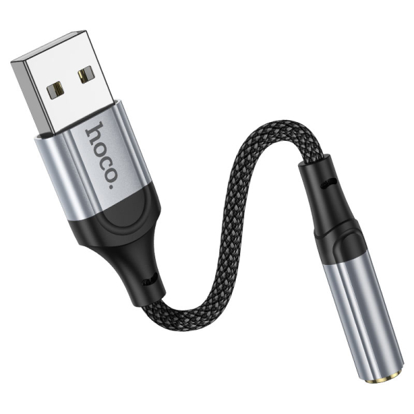 Adaptador HOCO LS36 Jack 3.5 - USB A (Tarjeta de Sonido USB) - Imagen 5