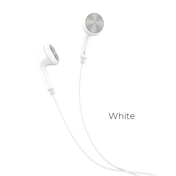 Audífono Hoco M73 C/Mic 3.5" Jack Blanco - Imagen 3