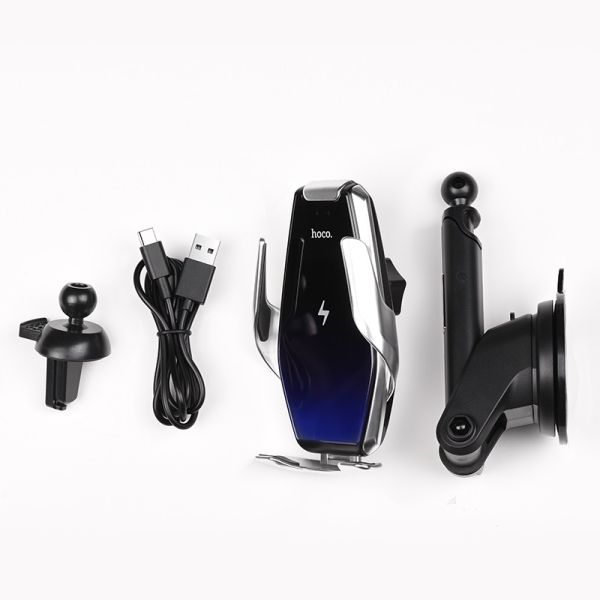Soporte Vehiculo HOCO S14 Cargador inalámbrico (Ventosa) - Imagen 6
