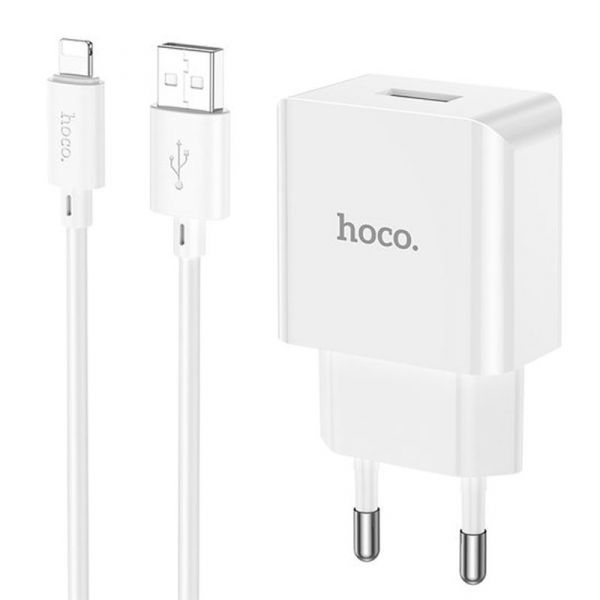 Cargador Hoco C106A Cable Lightning 5V-2.1A - Imagen 2