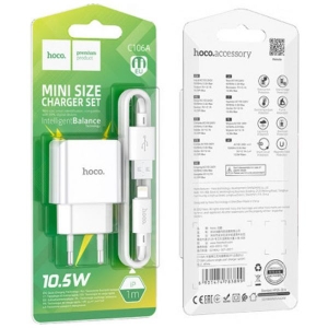 Cargador Hoco C106A Cable Lightning 5V-2.1A