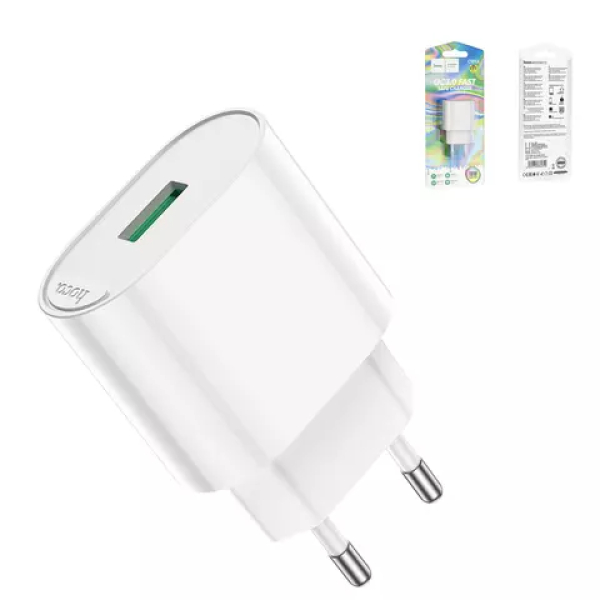 Cargador Hoco C109A 18W QC3.0 (Output USB A)