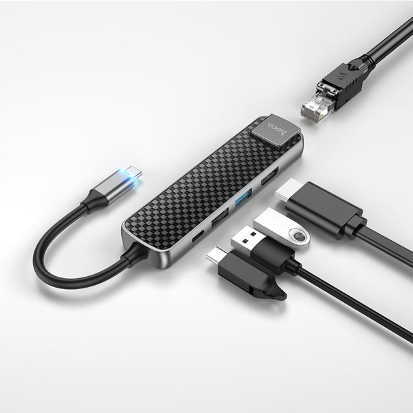 Adaptador HOCO HB23 5x1 - Imagen 4