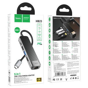 Adaptador HOCO HB23 5x1