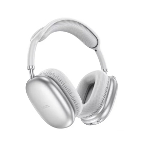 Audífonos Bluetooth HOCO W35 AIR 45 Hrs. (Aux + Micro SD) Plateado