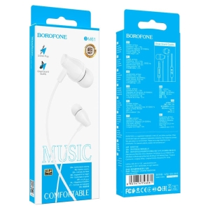 Audífonos BOROFONE Jack 3,5" BM61 Blanco