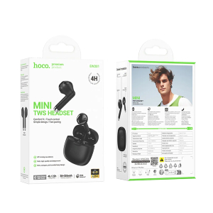 Audífonos Inalámbrico Hoco EW201 Negro