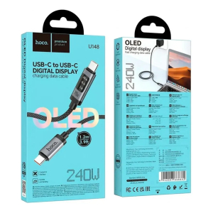 Cable HOCO U148 240W C-C 1.2 mt Indicador Led