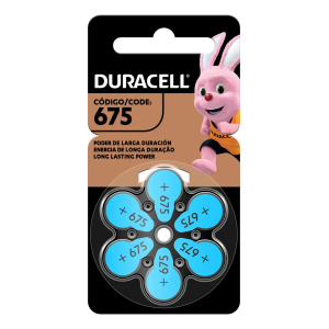 Pila Duracell Auditiva Mod. 675 (6 Unds)