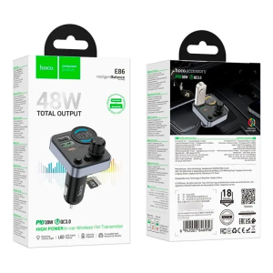 Transmisor Bluetooth HOCO E86 48W QC3.0