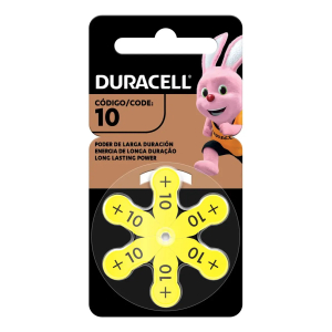 Pila Duracell Auditiva Mod. 10 (6 Unds)