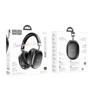 Audífonos Bluetooth HOCO W35 MAX Confortable 90 Hrs. ANC Negro
