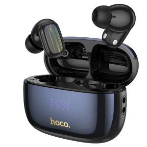 Audífonos Inalámbricos HOCO EQ20 ANC+ENC Negro-Azul