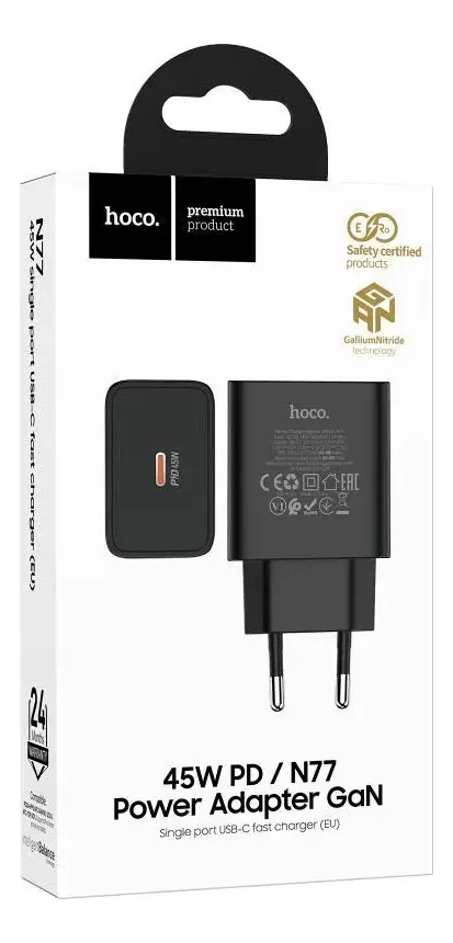 Cargador HOCO N77 45W PD GaN