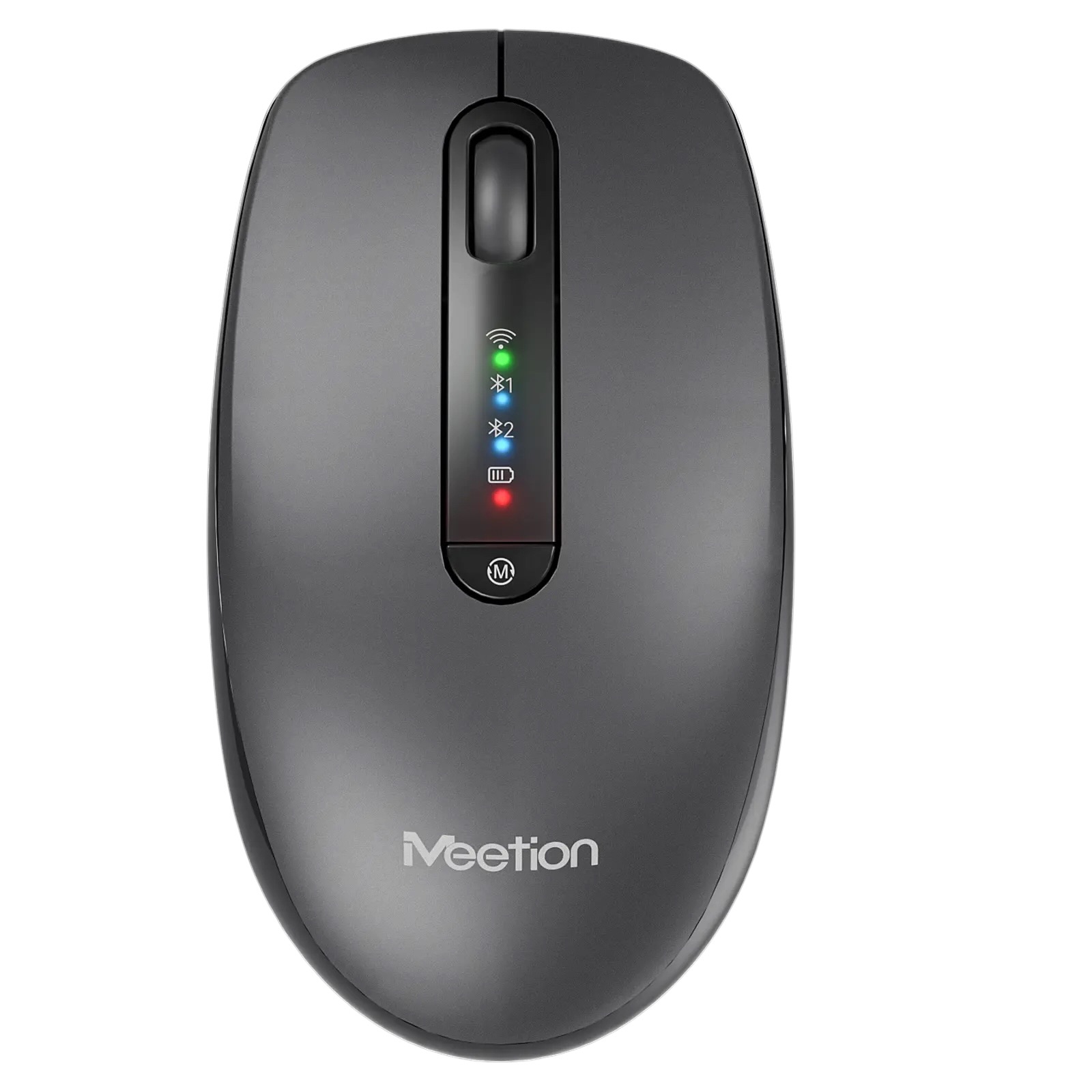 Mouse Inalámbrico Silencioso Meetion BTM100R Gris