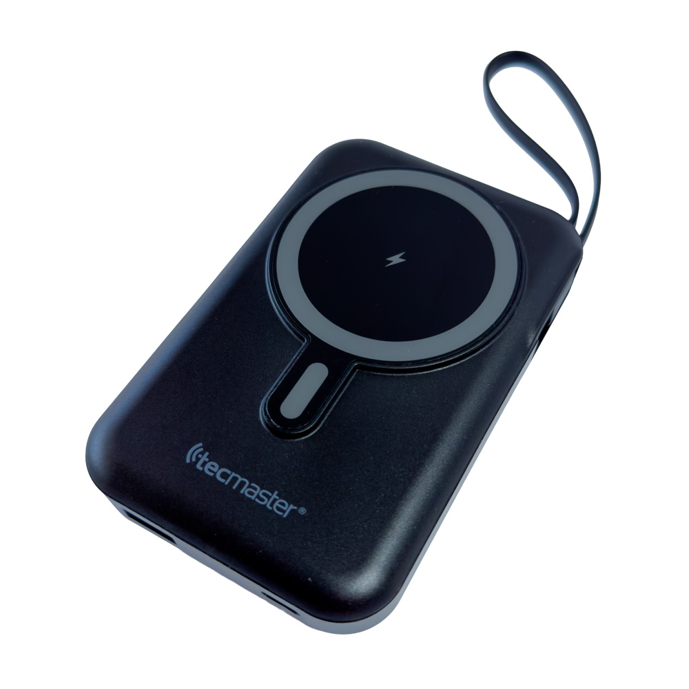 Power Bank TECMASTER 10000mAh Negro MagSafe TM-200568