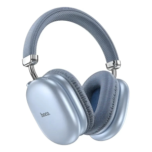 Audífonos Bluetooth HOCO W35 MAX Confortable 90 Hrs. (Aux + Micro SD) Celeste